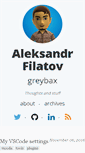 Mobile Screenshot of alfilatov.com